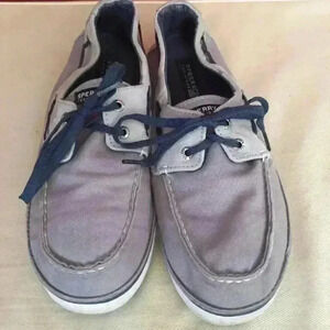 Sperry Cruz boat shoe kids 6 gray